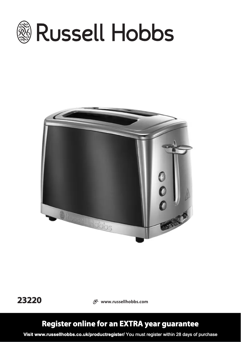 First page image of the manual for Luna 23220