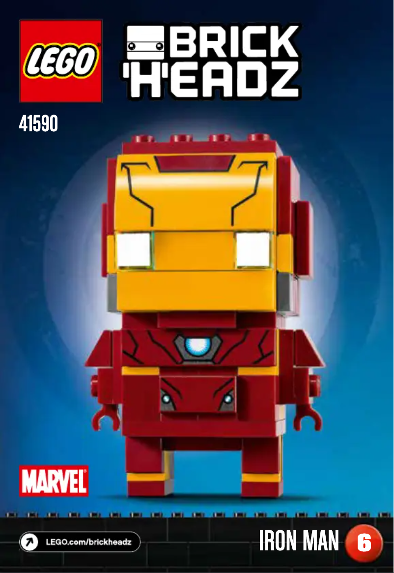 Page 1 of the manual User Manual Lego Iron Man 41590