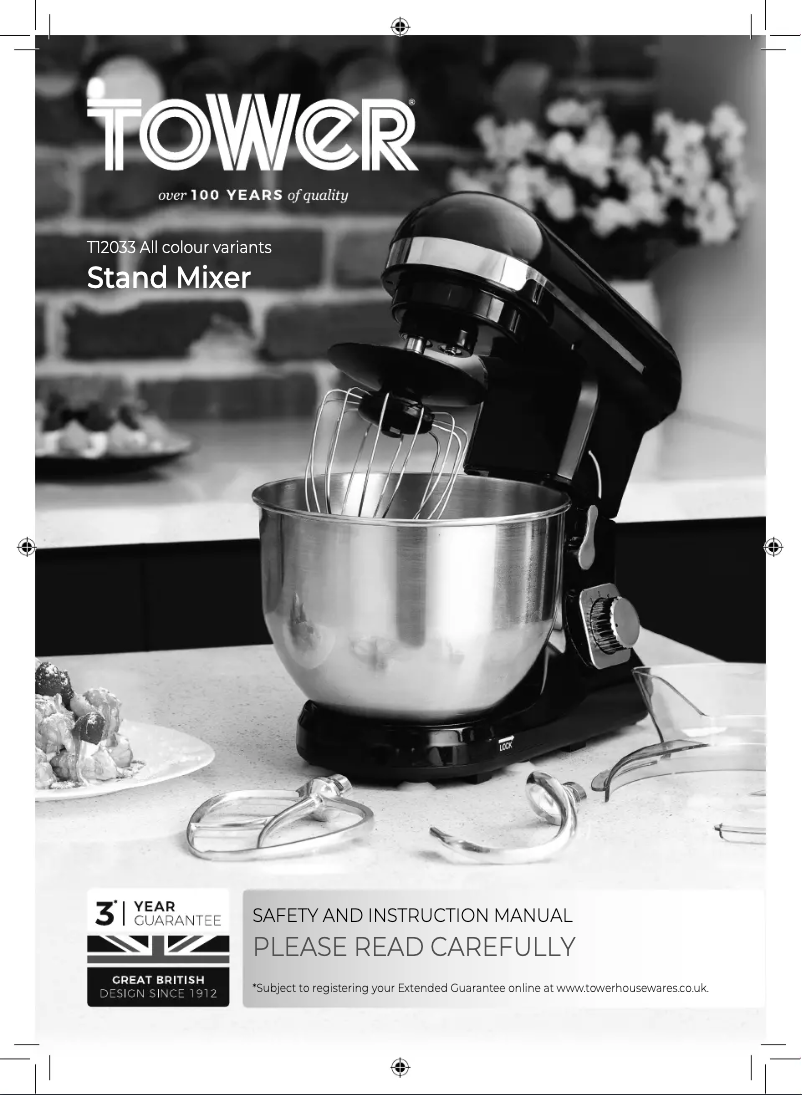 Page 1 de la notice Manuel utilisateur Tower T12066RG