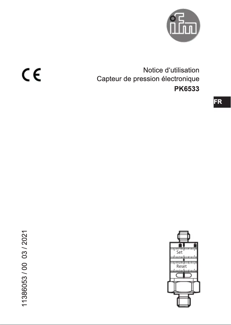 First page image of the manual for PK6533