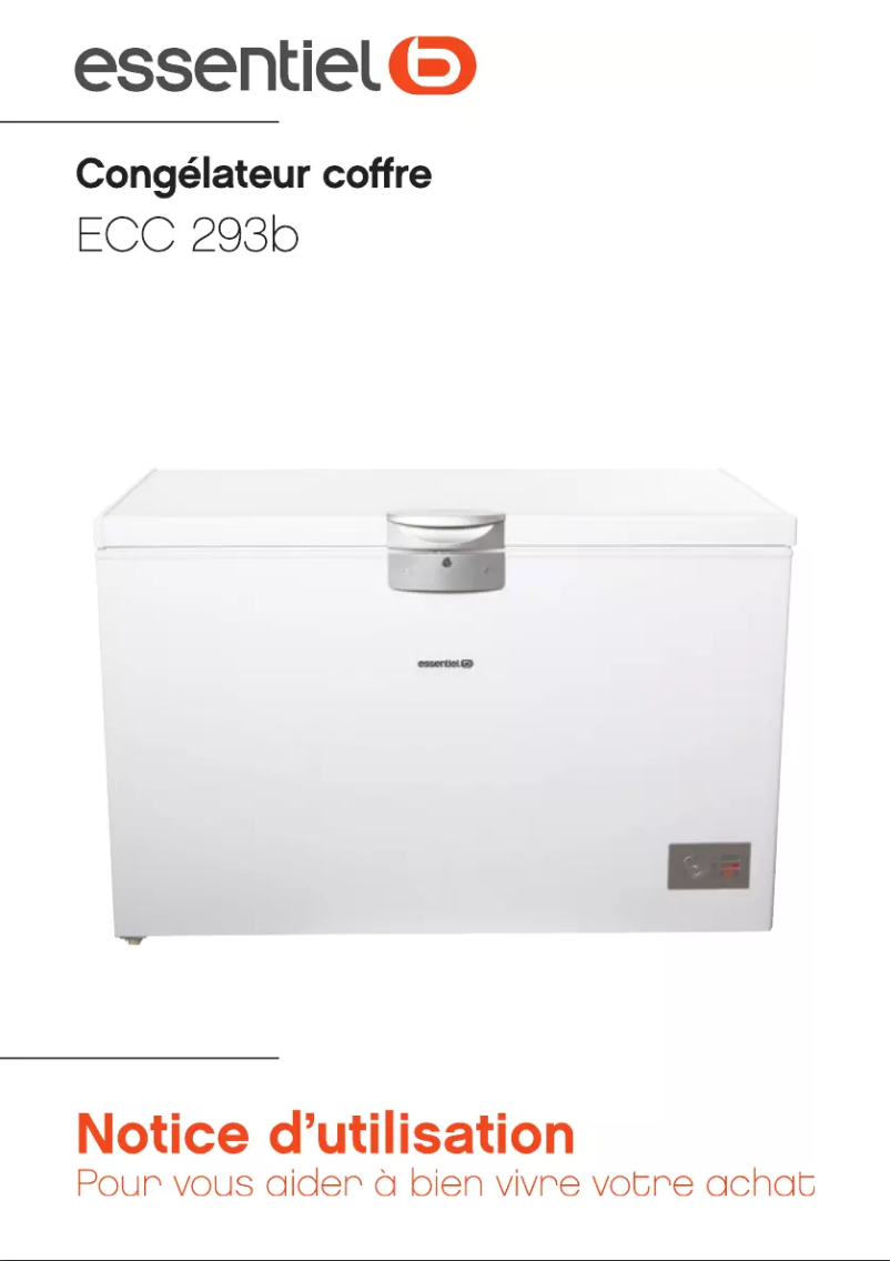 Page 1 of the manual User Manual Essentiel B ECC 293b
