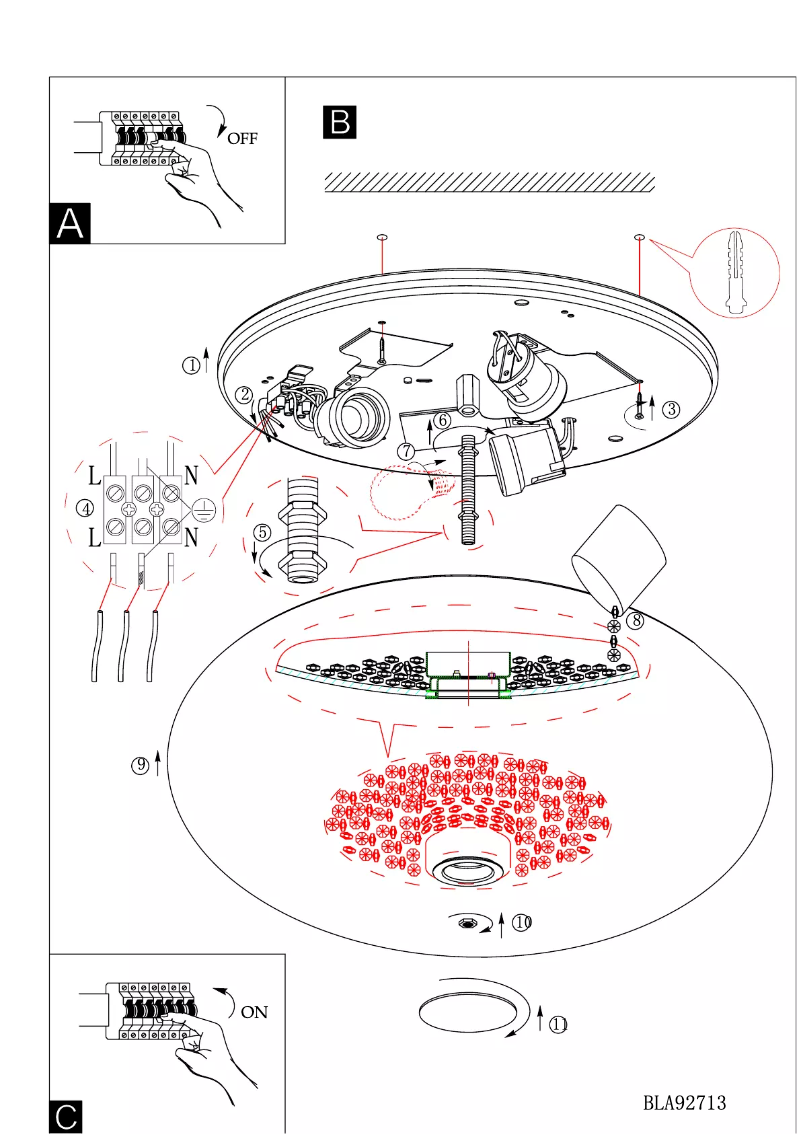 Page 1 of the manual User Manual Eglo Ellera