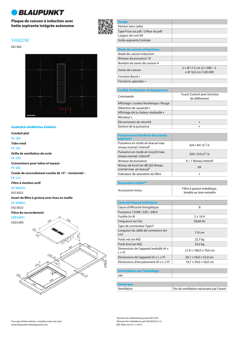 First page image of the manual for 5IX60290
