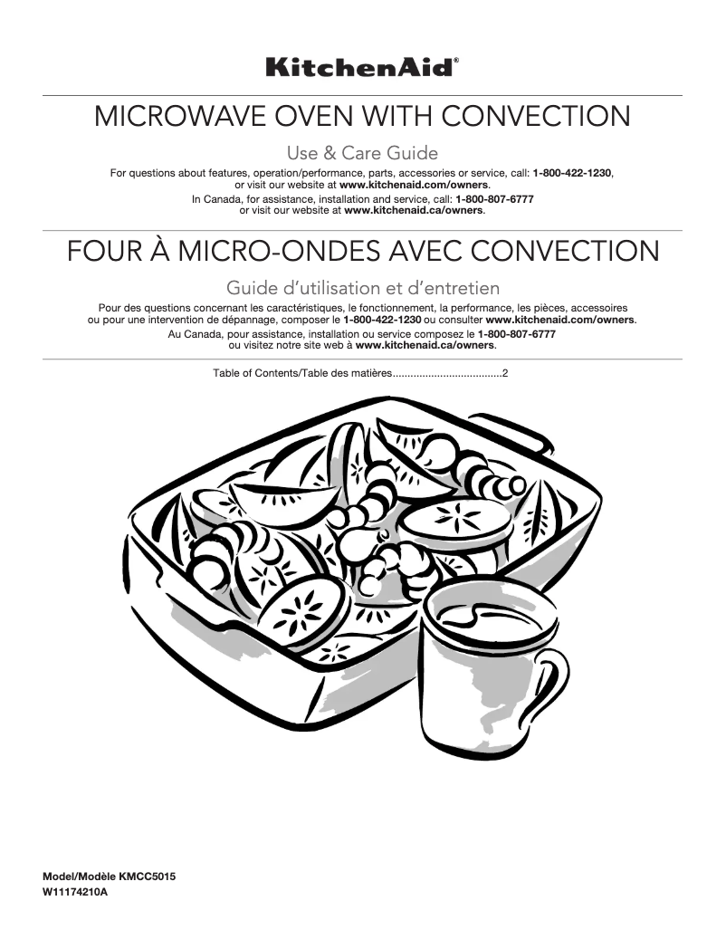 First page image of the manual for KMCC5015GSS