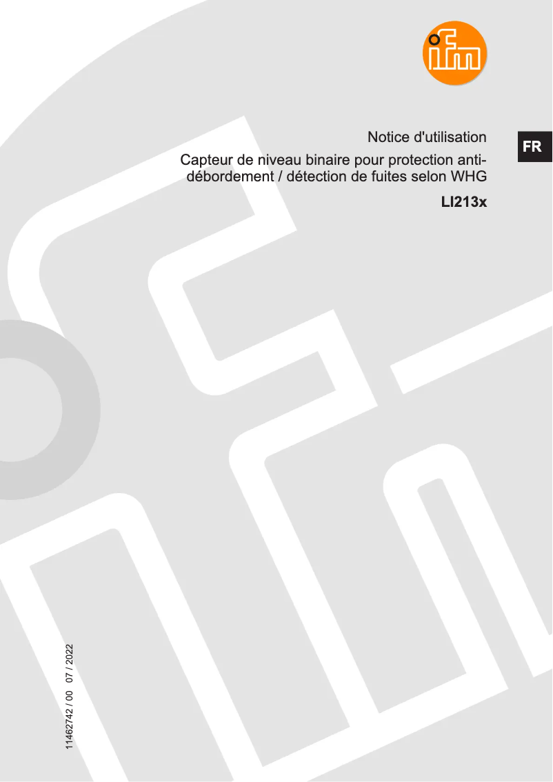 First page image of the manual for LI2131