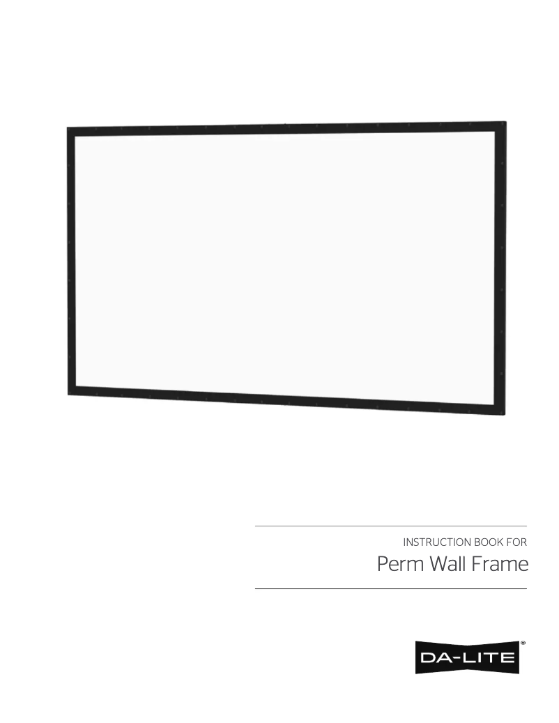 First page image of the manual for Perm-Wall 83408