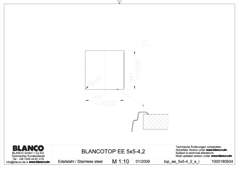 Image de la première page du manuel de l'appareil EE 5 x 5-4,2