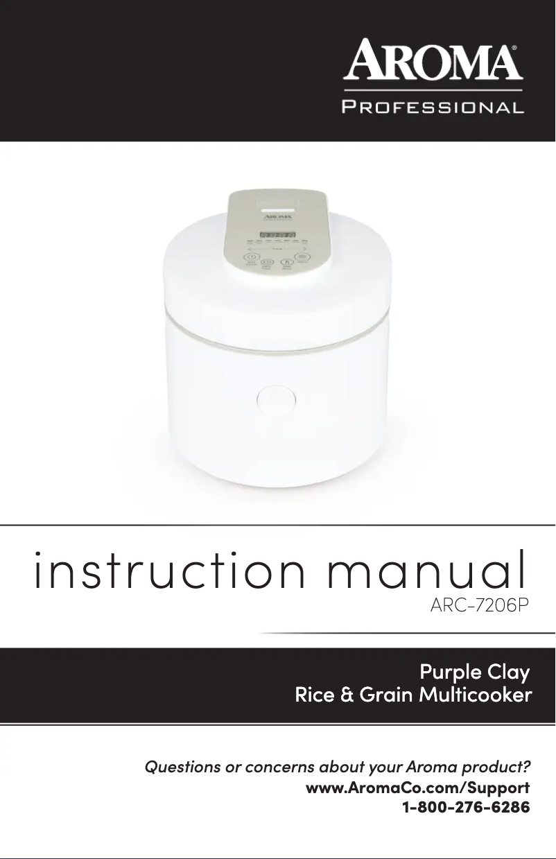 First page image of the manual for ARC-7206P