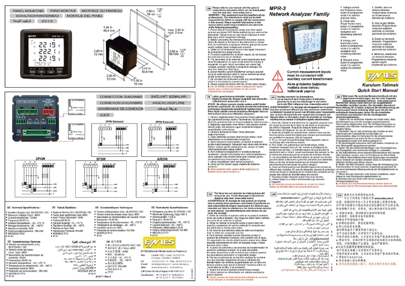 Page 1 of the manual Quick Start Guide ENTES MPR-32