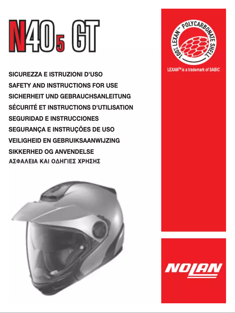 Page 1 of the manual User Manual Nolan N40-5GT HI-V N-COM