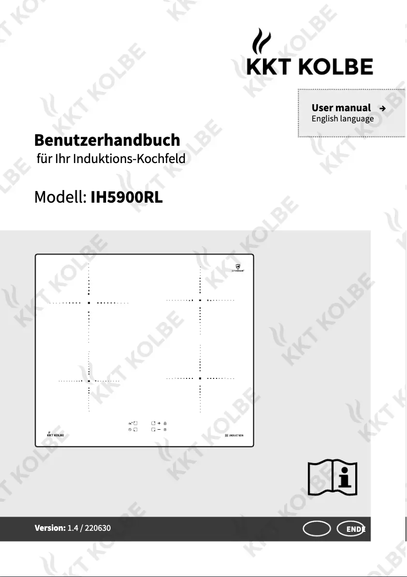 First page image of the manual for KF5900IND