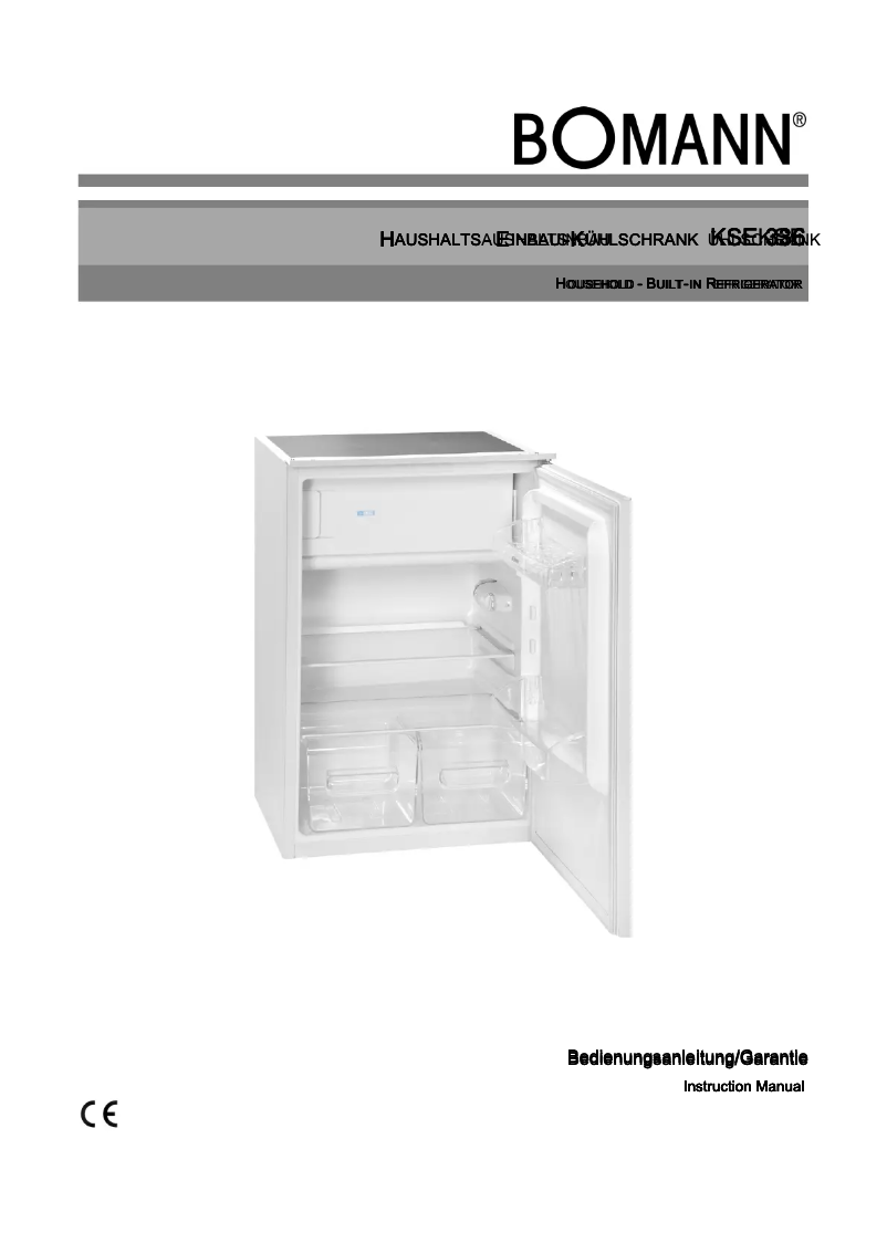 First page image of the manual for KSE 336