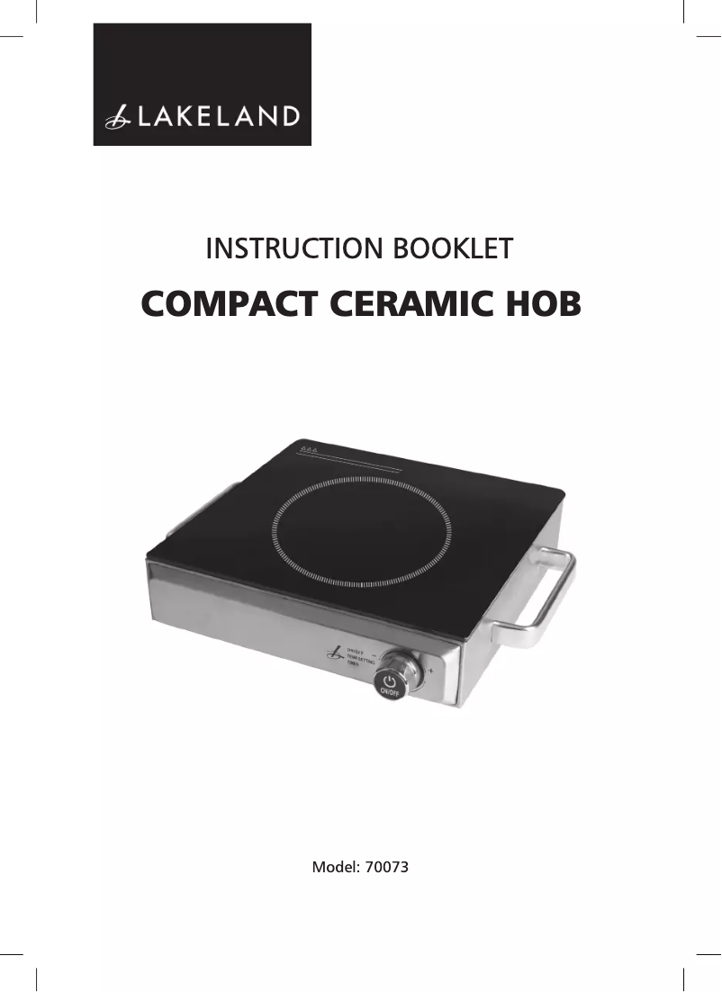 First page image of the manual for 70073 Compact