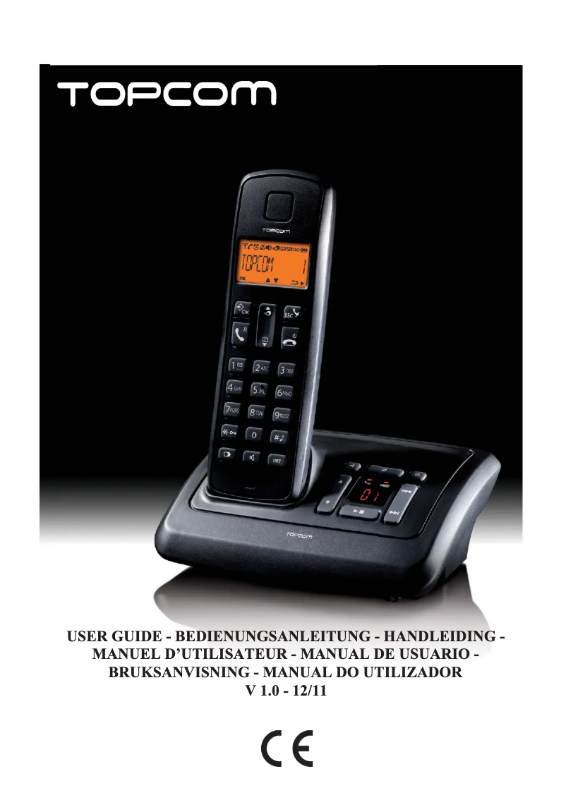 Page 1 of the manual User Manual Topcom Butler E751 Twin