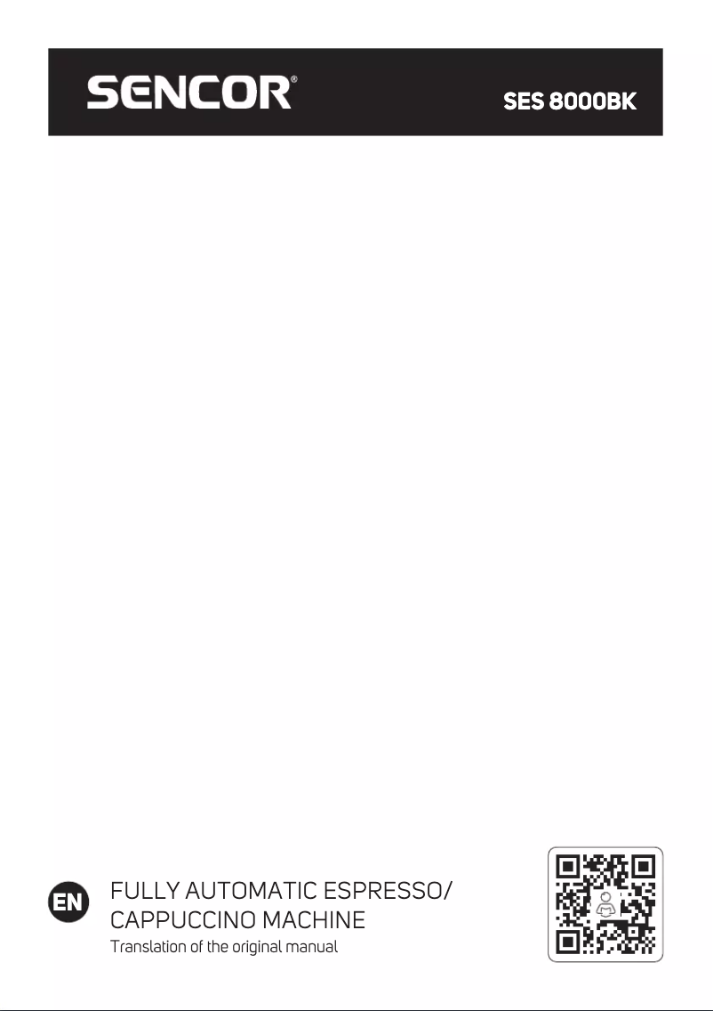 First page image of the manual for SES 8000