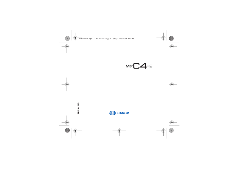 First page image of the manual for MYC4-2