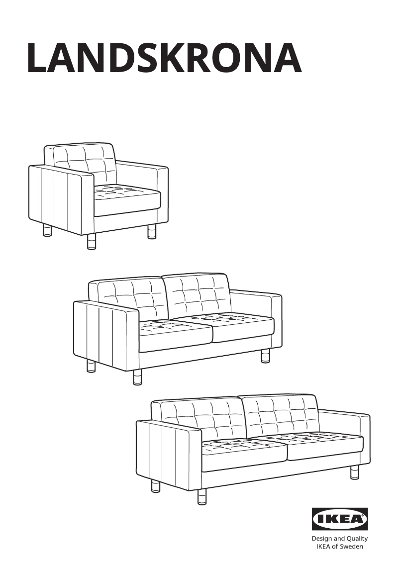 First page image of the manual for LANDSKRONA 705.223.36