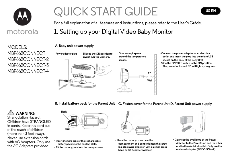 Page 1 of the manual User Manual Motorola MBP662CONNECT-3
