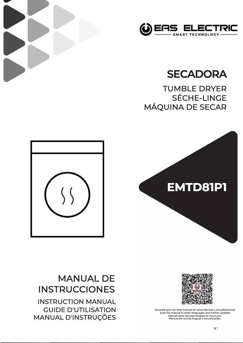 Page 1 of the manual User Manual EAS Electric EMTD81P1