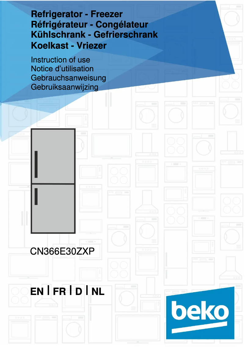 Page 1 of the manual User Manual Beko CN366E30ZXP