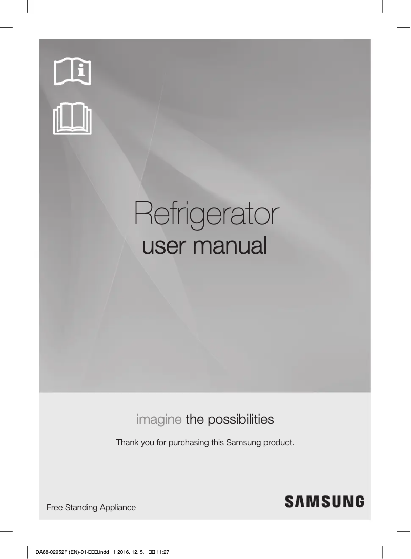 Page 1 of the manual User Manual Samsung SRF800GDLS