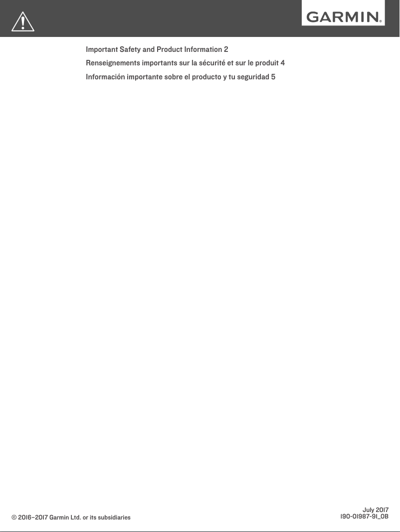 First page image of the manual for Rino 750