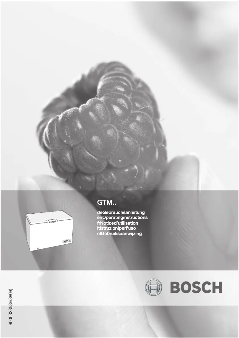 Page 1 of the manual User Manual Bosch GTM30A00