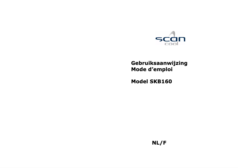 Page 1 of the manual User Manual Coolsteel SKB160