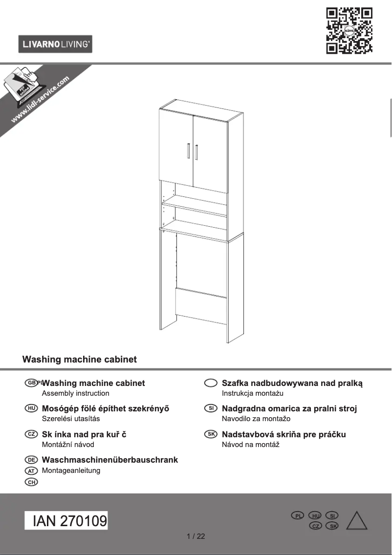 Page 1 of the manual User Manual Livarno Lux IAN 270109