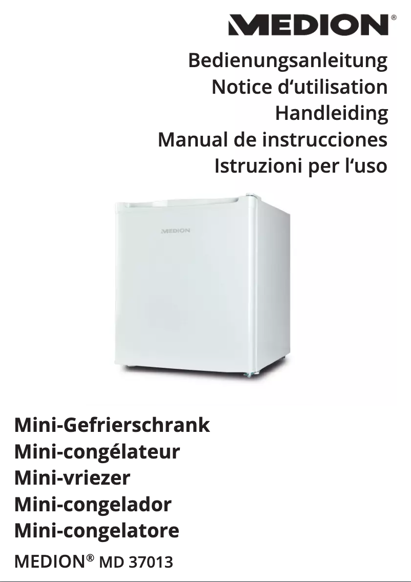 Page 1 of the manual User Manual Medion MD 37013