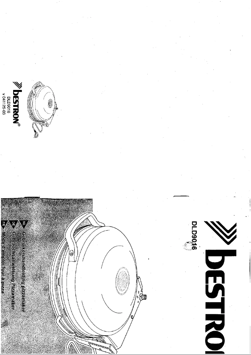 Page 1 of the manual User Manual Bestron DLD9016