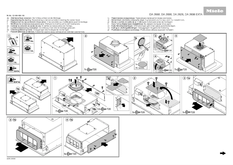 First page image of the manual for DA 2628