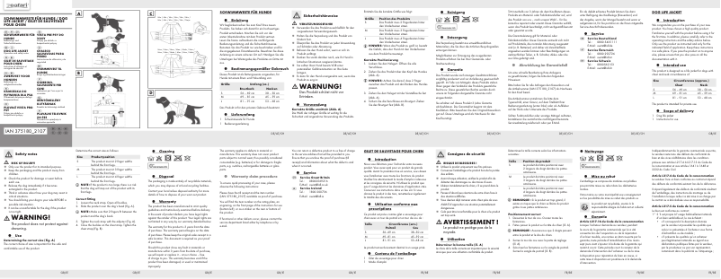 First page image of the manual for IAN 375180