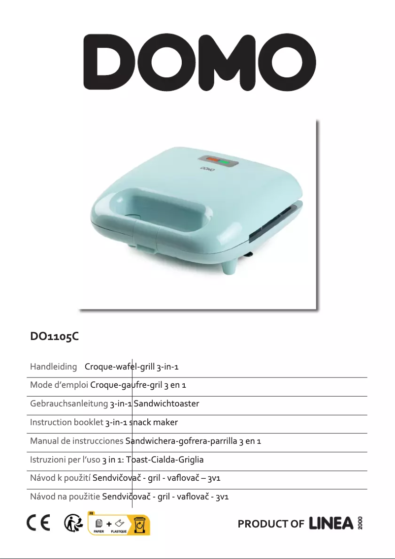 First page image of the manual for DO1105C