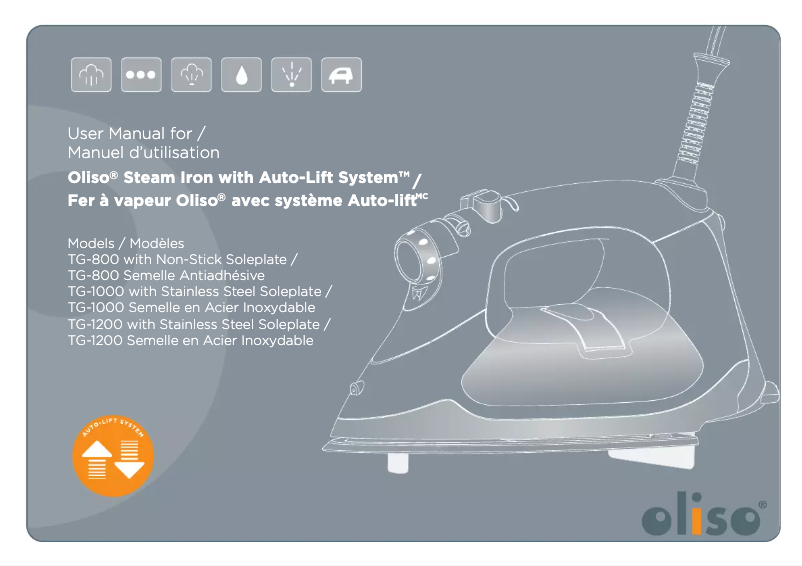 First page image of the manual for TG-1200