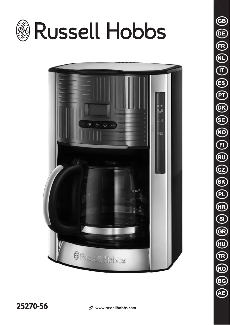 Page 1 of the manual User Manual Russell Hobbs Geo Steel 25270-56