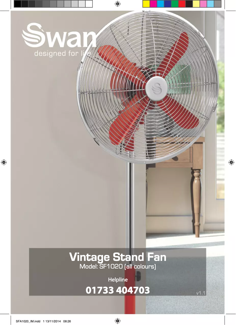 Page 1 de la notice Manuel utilisateur Swan SFA1020BLN