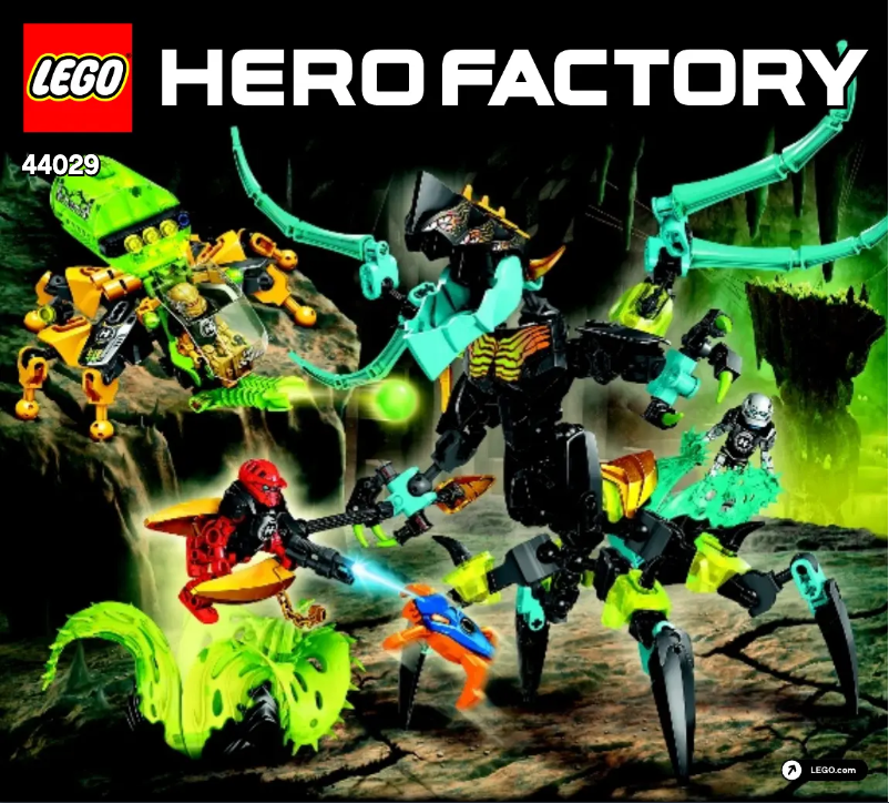 First page image of the manual for Hero Factory 44029