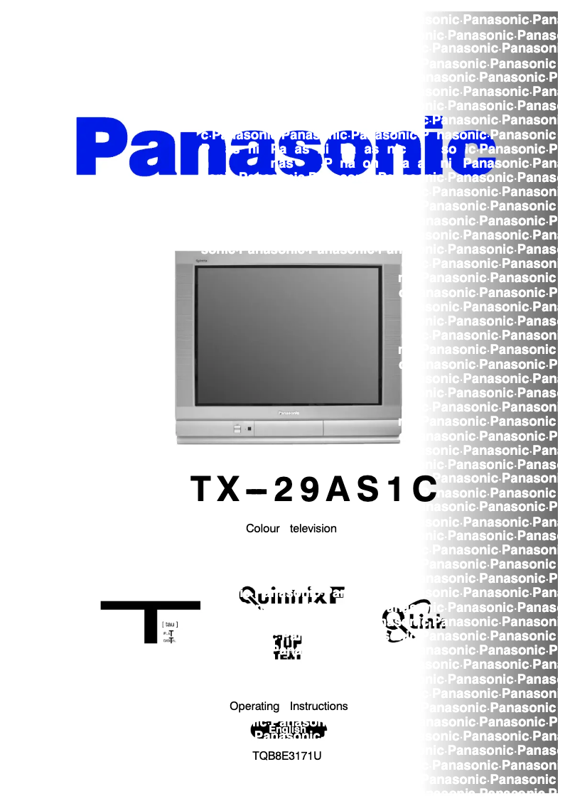 First page image of the manual for TX-29AS1C