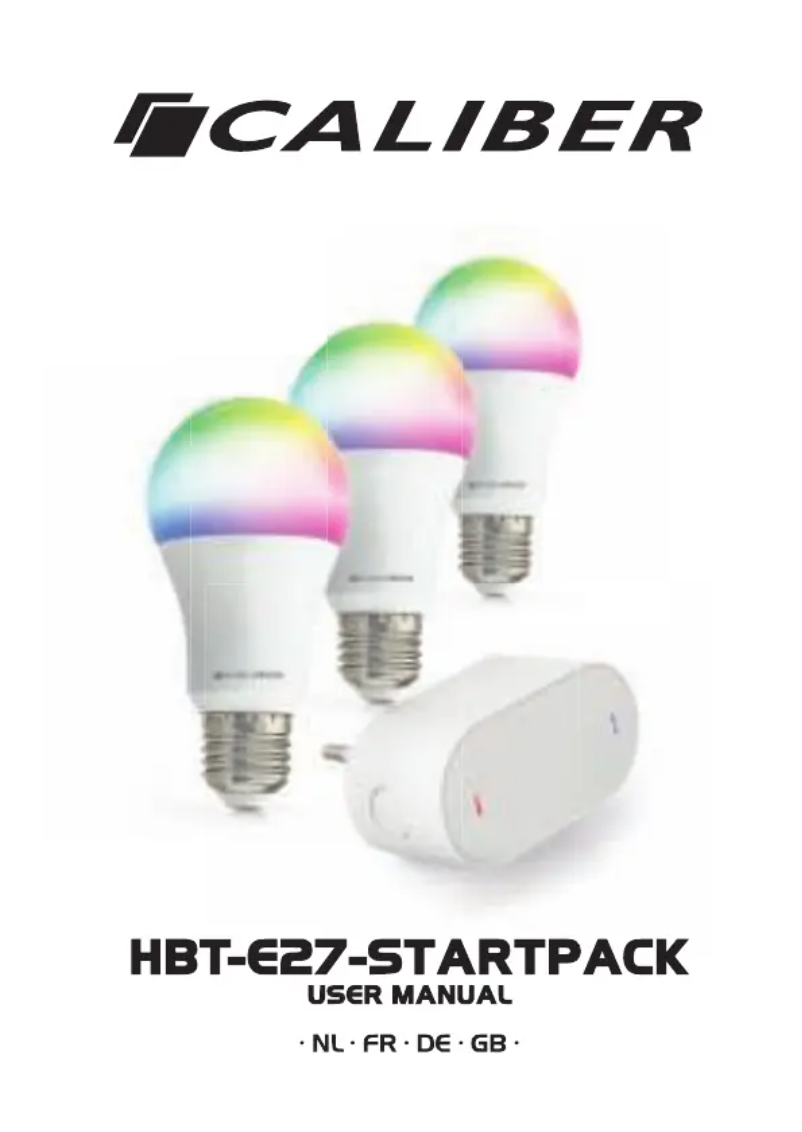 First page image of the manual for HBT-E27