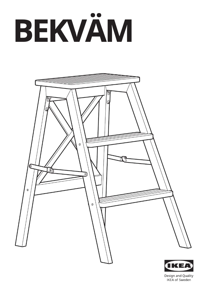 Image de la première page du manuel de l'appareil BEKVÄM 304.846.71