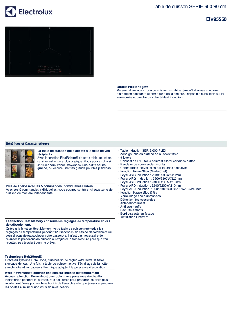 First page image of the manual for EIV95550