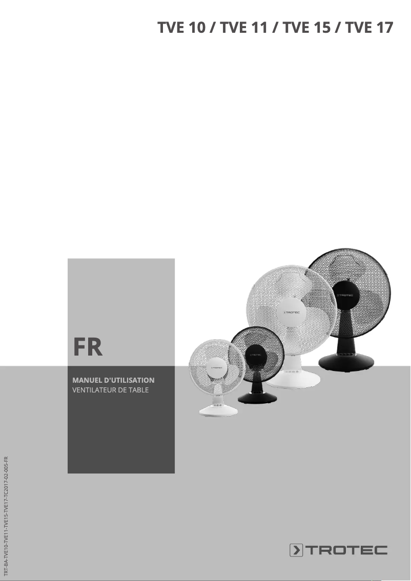 First page image of the manual for TVE 10