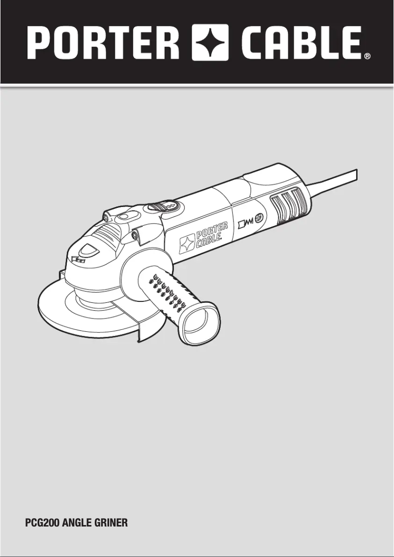 First page image of the manual for PCG200