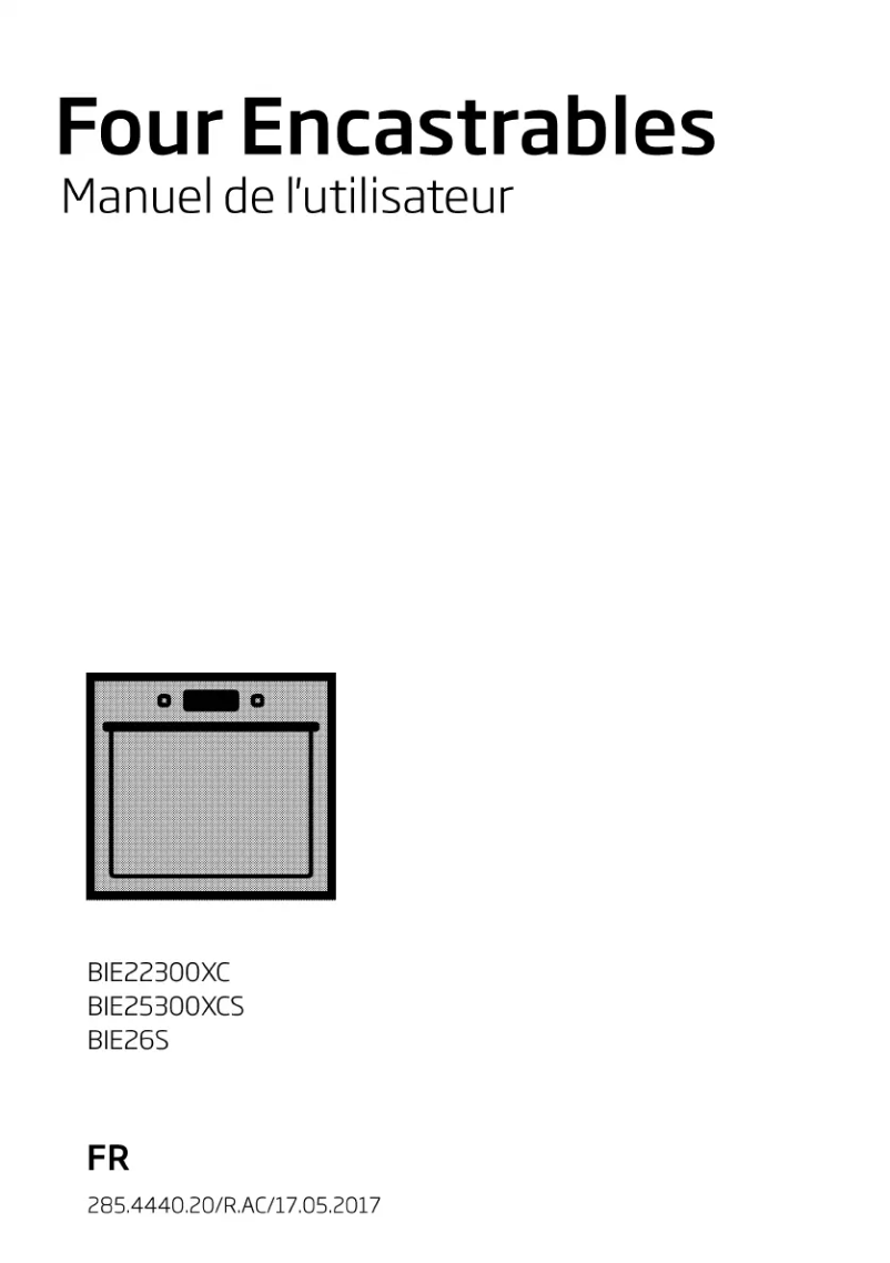 Page 1 of the manual User Manual Beko BIE25300XCS