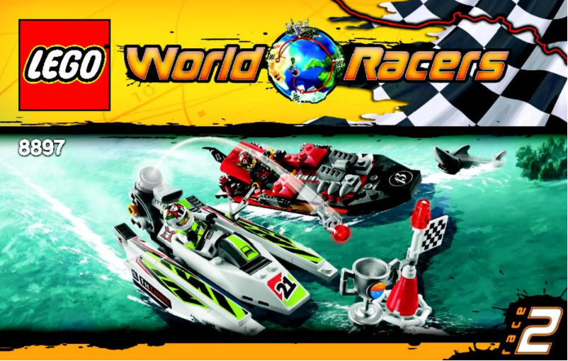 First page image of the manual for World Racers 8897