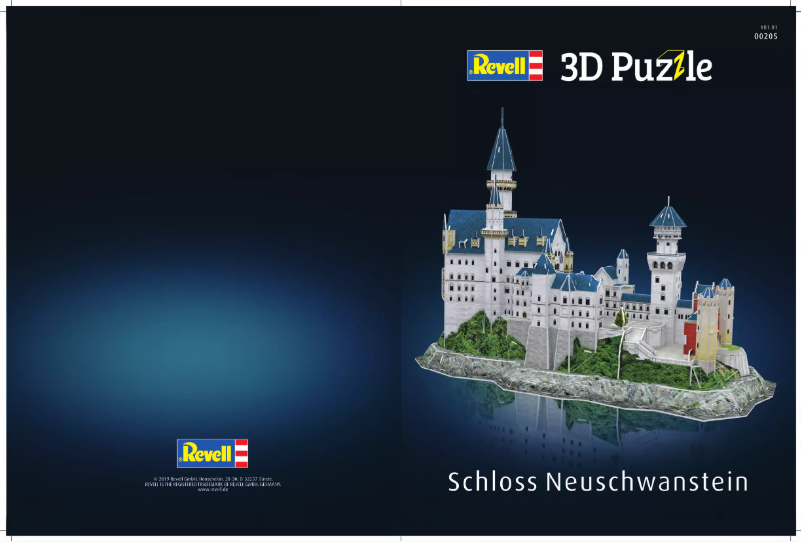 First page image of the manual for 3D Puzzle Schloss Neuschwanstein