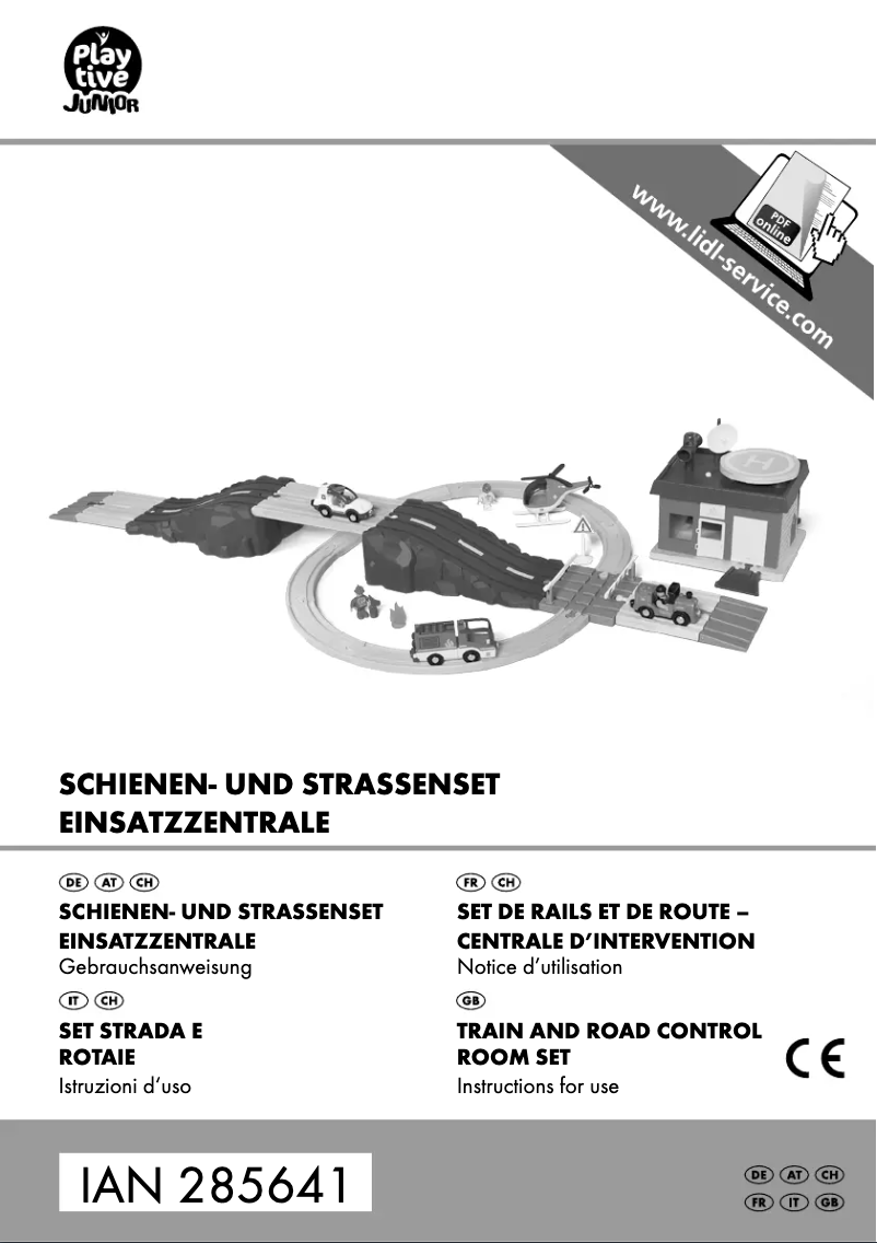 First page image of the manual for IAN 285641