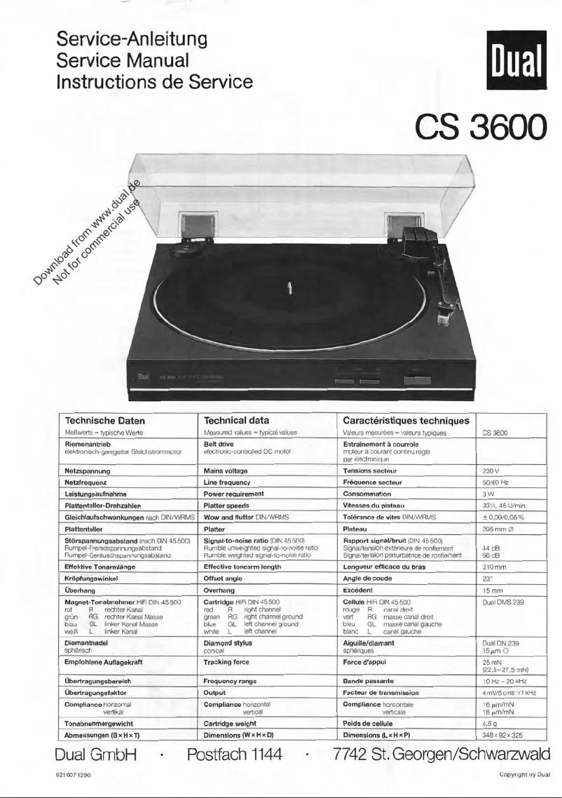 First page image of the manual for CS 3600