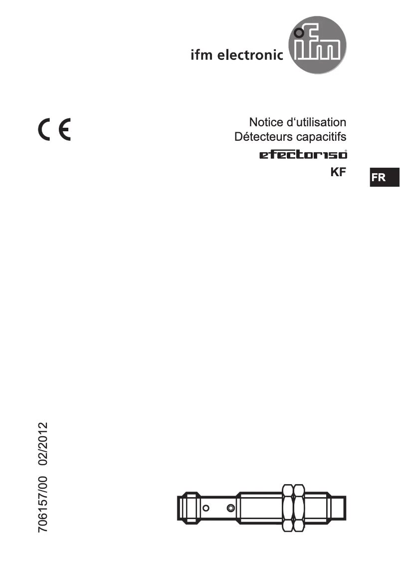 Page 1 of the manual User Manual IFM KF5014